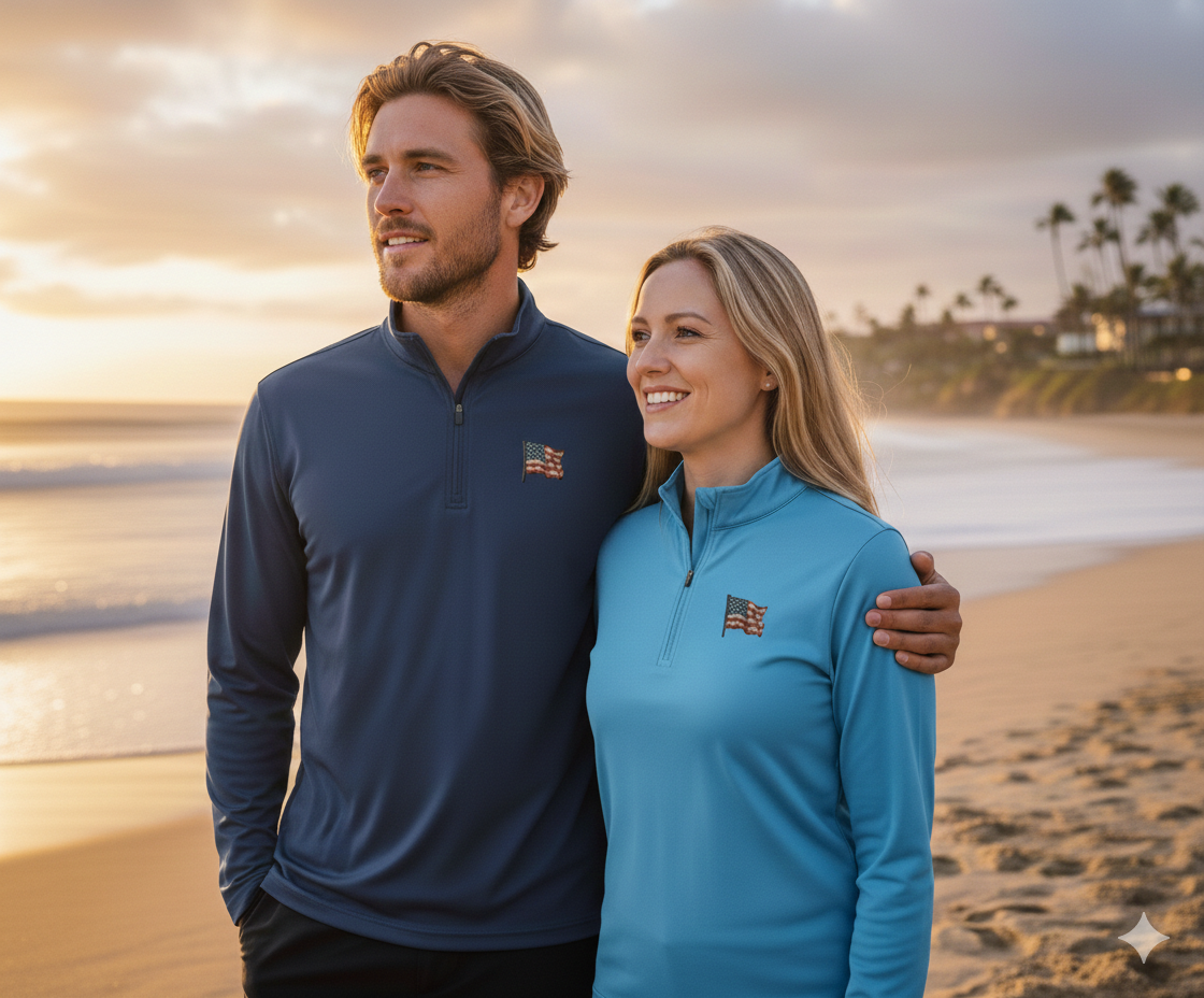 Stars & Stripes Performance Quarter-Zip