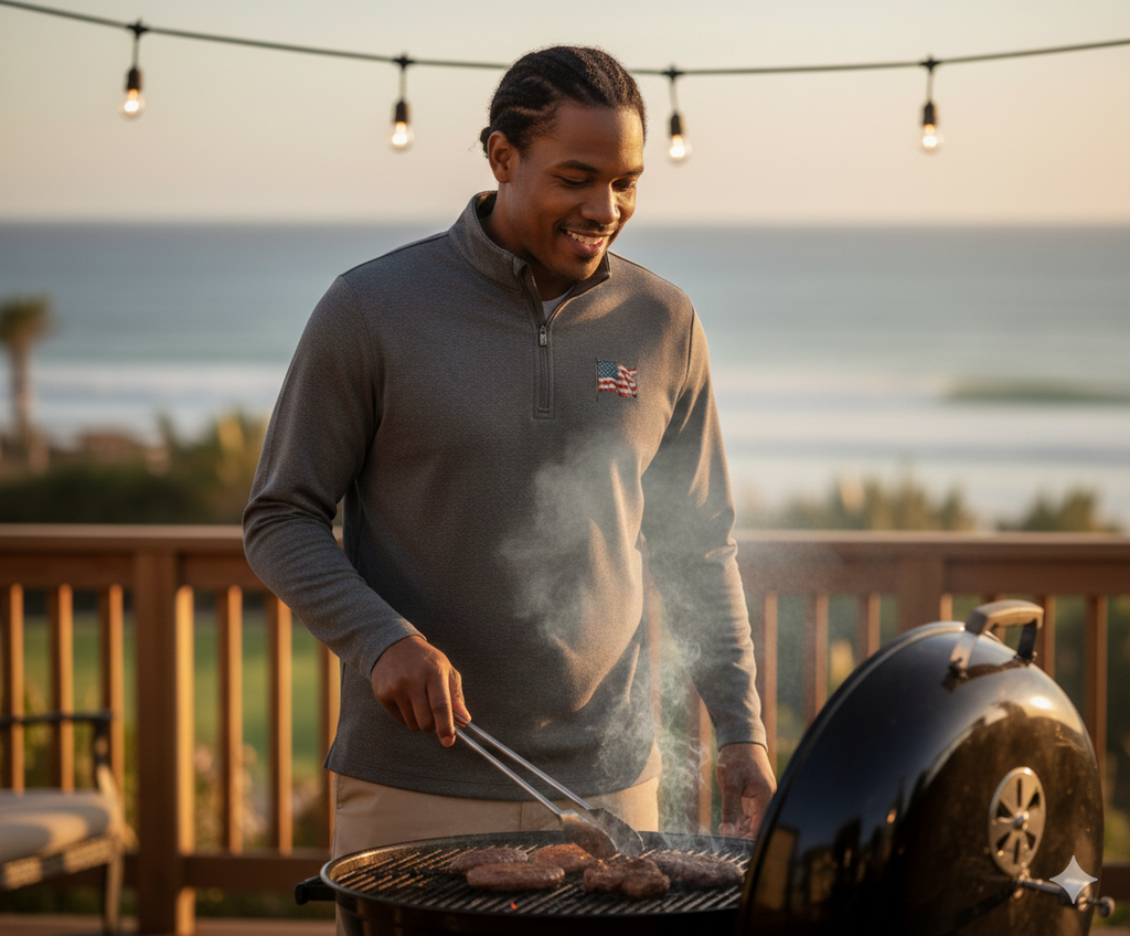 Stars & Stripes Performance Quarter-Zip