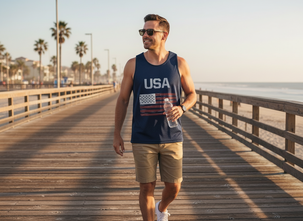USA Reversible Mesh Tank
