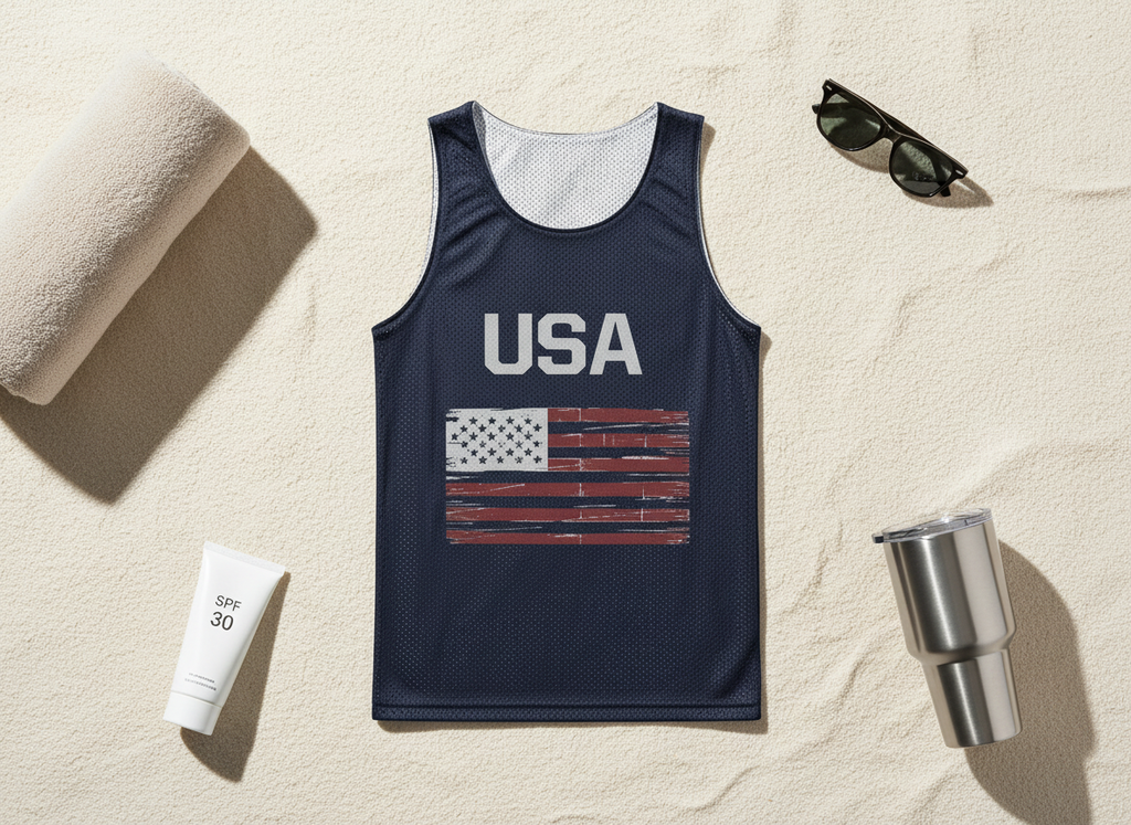 USA Reversible Mesh Tank