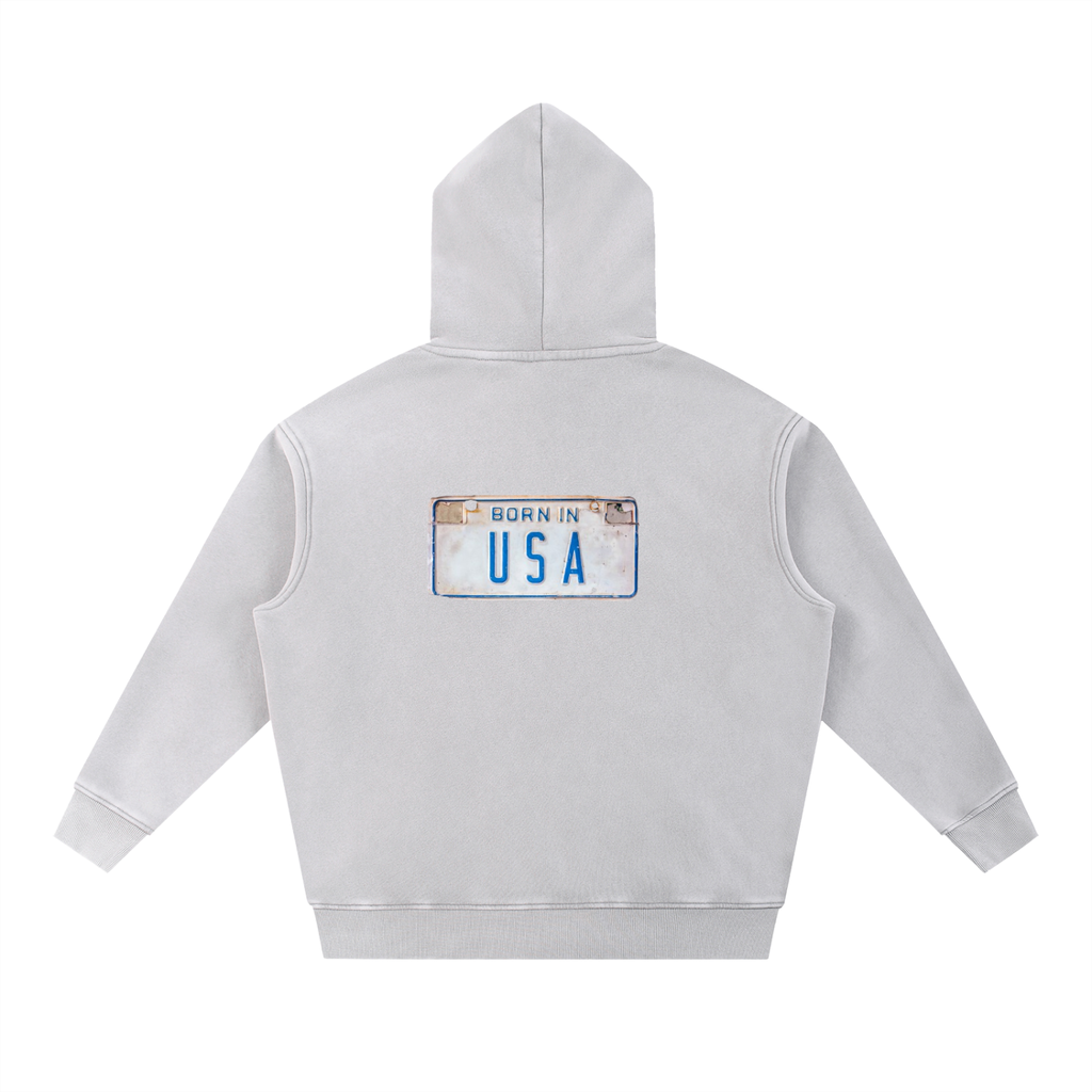 Liberty Coast "Born in USA" Snow Wash Hoodie