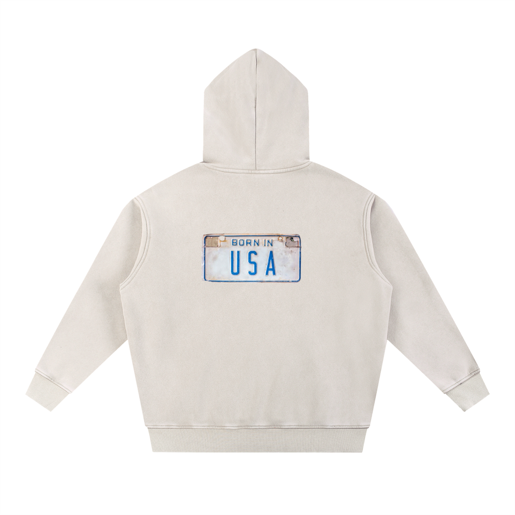 Liberty Coast "Born in USA" Snow Wash Hoodie